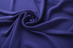 ткань кади из шелка сине-фиолетового цвета Италия