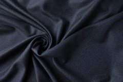 ткань твид с сине-черным рисунком твид кашемир иные синяя Италия