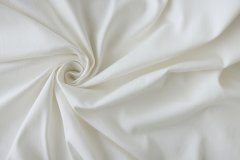 ткань хлопковая джинсовка молочного цвета джинсовая ткань хлопок однотонная белая Италия